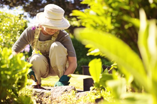 Gardening team outlining liability and service terms